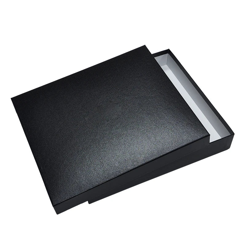 Customised UV Printing Deep Blue Hard Rigid Paper Cardboard Packaging Lid and Base Men Wallets Carteras Gift Boxes for Present