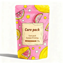 PLA PBAT Hermetic Snack Foil Plastic Durable Laminate Pouches Die Cut 3g 7g 14g Zipper Edible Mylar Pack Stand up Pouch