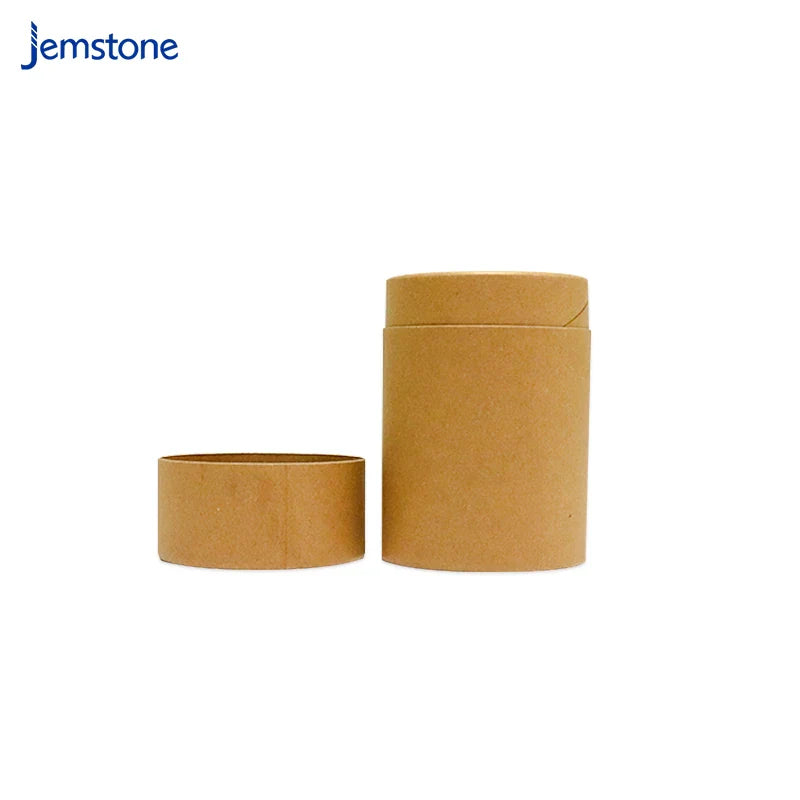Custom Eco Friendly Luxury Tea Cylinder Tube Box Packaging Cardboard Wholesale Cosmetic Kraft Paper Tube