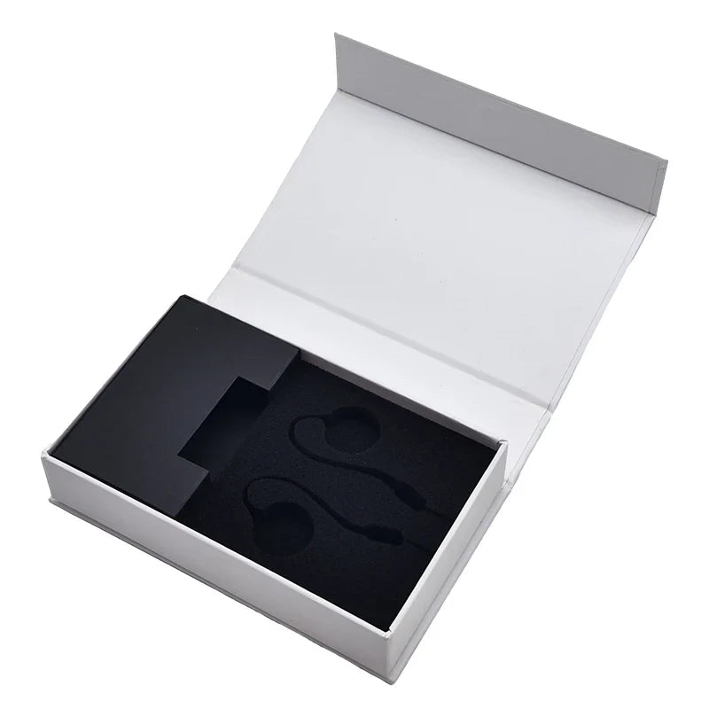 Custom Luxury Black Cardboard Packing Folding Shoe Gift Box Magnetic Paper Box Packaging With Magnetic Flap Closure
