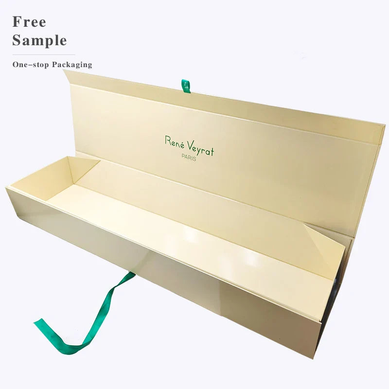 FSC Custom Gift Box Black Clothing Frosted Packaging Branded Luxury Rigid Floding Magnetic Gift Box Packaging for Clothes