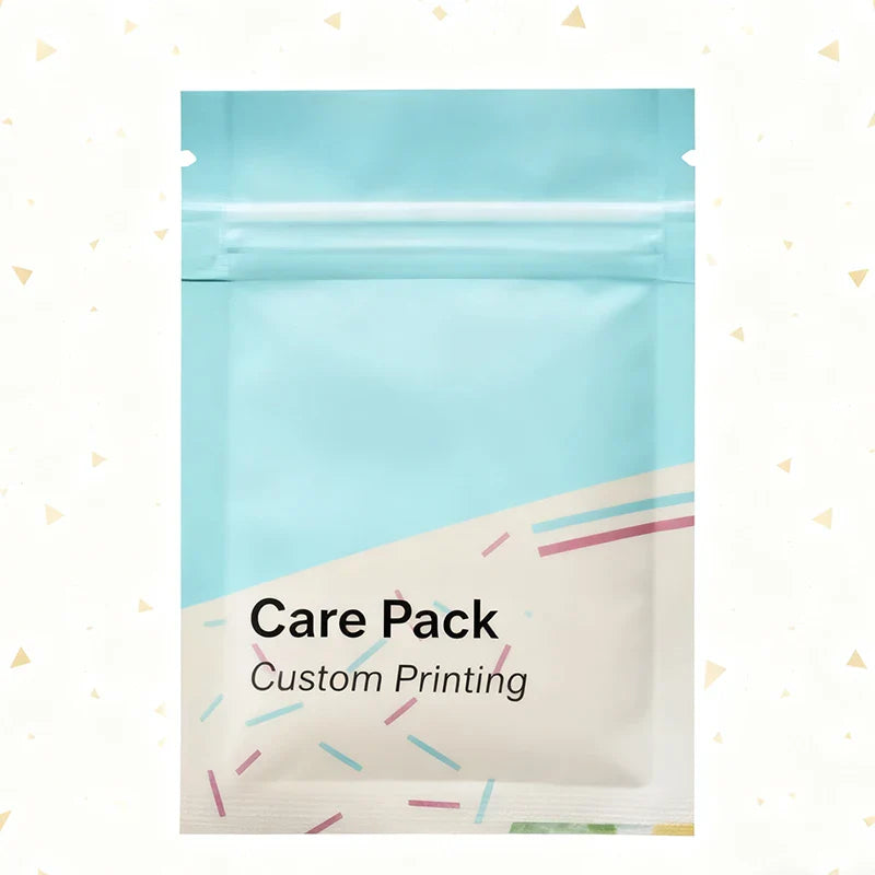 Skin Care Mask Case Pack 3 Side Seal Skincare PE PET 1oz Cosmetic Beauty Sample Pouch