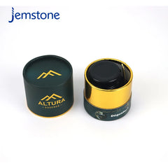 Eco-Friendly Custom Food Luxury Kraft Cardboard Tea Coffee Candle Cylinder Packaging Round Honey Jar Box Paper Tube