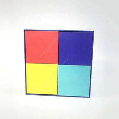 Custom Printing Book Shape Moon Cake Box Luxury Food Paperboard Rigid Boxes Gravure Printing Small Cake Box with 3 Pieces