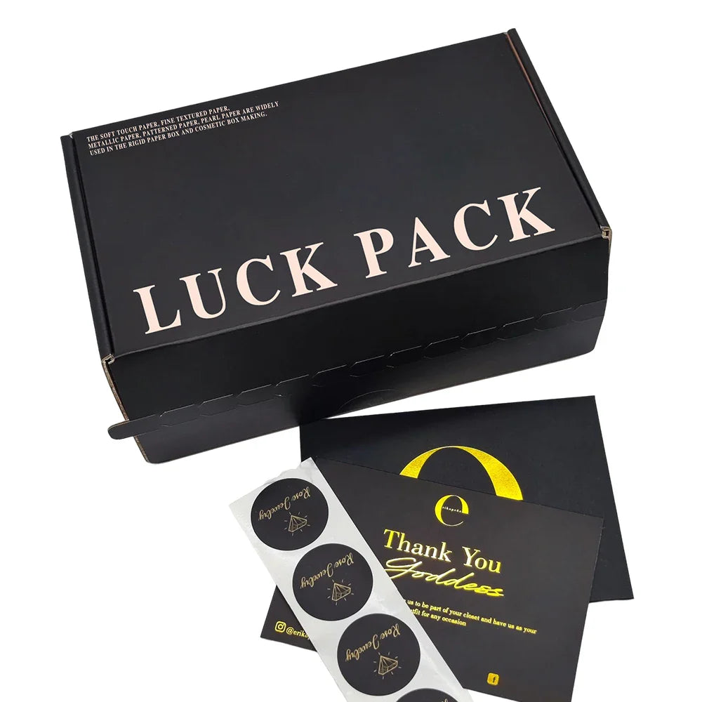 Custom Subscription Pr Corrugated Embalagem Jewelry Parcel Delivery Carton Shipping Glossy Black Mailer Boxes for Packaging