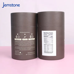 Custom logo Food Grade Eco Friendly Cardboard Cylindrical 2.5 Inch Diameter Kraft Paper Tube Cylindrical Box Packaging