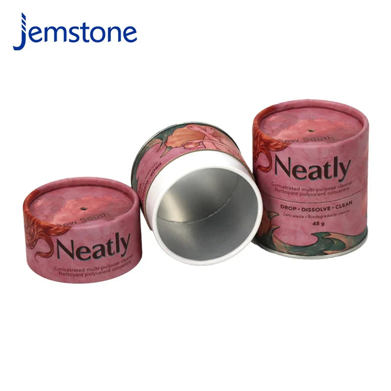Drop Shipping Custom Luxury Empty Round Box Packaging Container Paper Tubes for Glass Candle Jars Holder