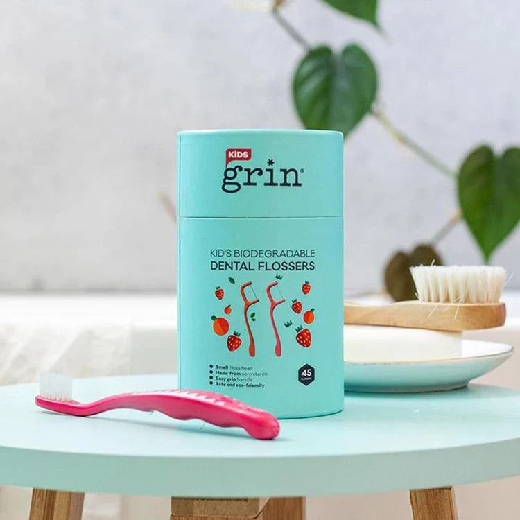 Custom Design Cylinder Paper Cardboard Luxury Packaged Tooth Flosser Dental Flossers Sets Paper Tube for Adults and K