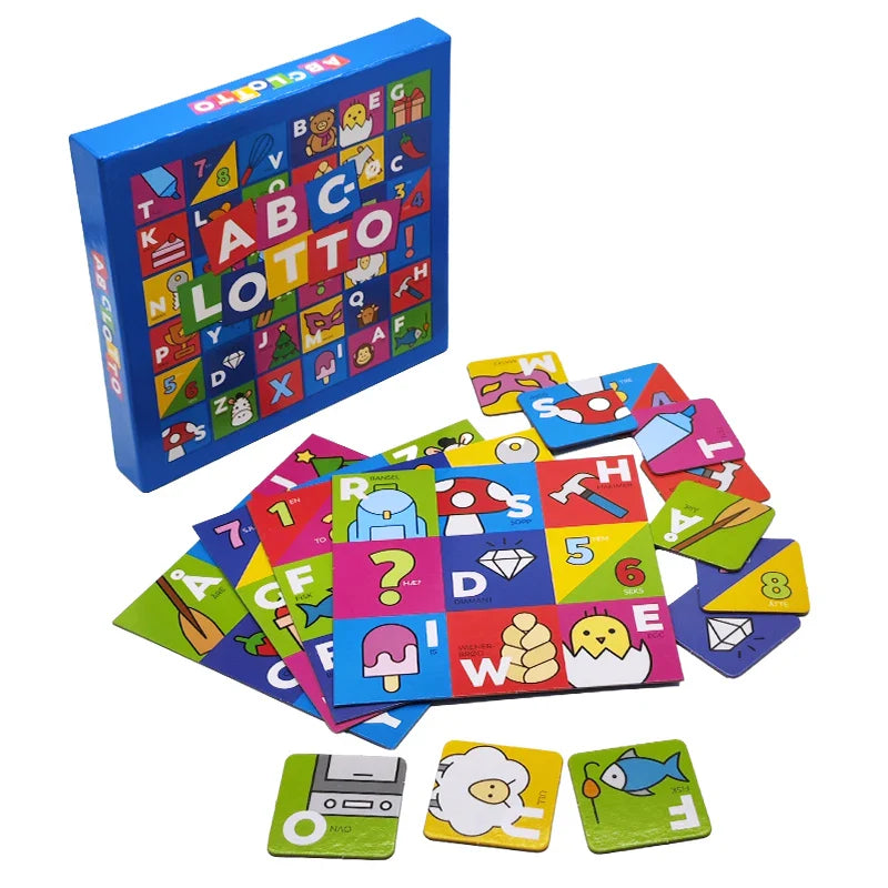 Children Large Matching Puzzle Games Early Learning Card My First Jigsaw Puzzle Toys for Children Kids Educational Toys