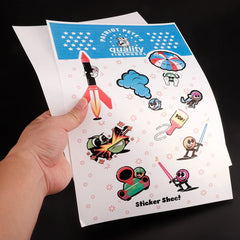 Inkjet Printable A3 A4 Yupo Sticker Paper Vinyl Clear Backing, Matte Transparent Back Sticker Sheet With Clear Plastic Backing