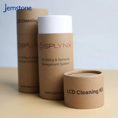 Wholesale Free Design Empty Custom Color Biodegradable Paper Tea Box Kraft Tube for Food Tea Cylinder Round Paper Packaging