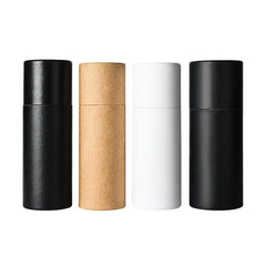 Custom Bio-Degradable Kraft Lip Balm Container Strong White Black Cosmetics Cardboard Lip Balm Tube Lipstick Paper Tube