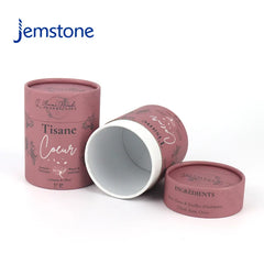 Custom Cardboard Tube  Kraft Coffee Cylinder Packaging Round Container Box Packaging Food Grade Tea Paper Tube