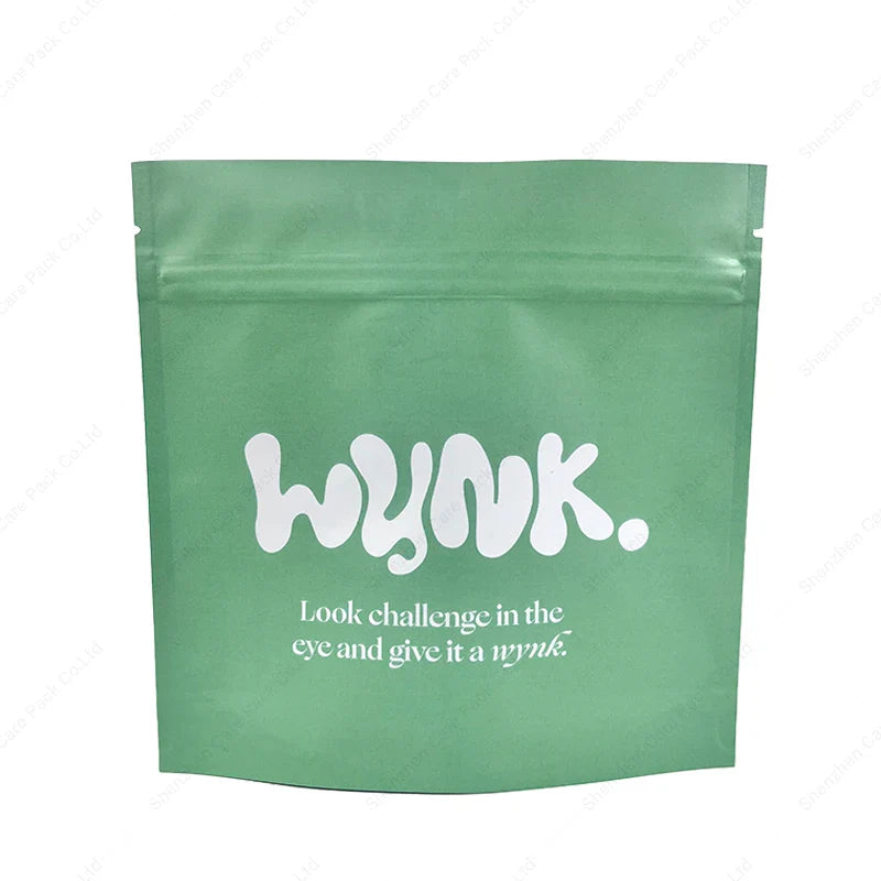 Doypack Ziplock Snack Candy Aluminum Food Packaging Resealable Sealed Zipper Smell Proof Storage Stand Pouch for Canned Food