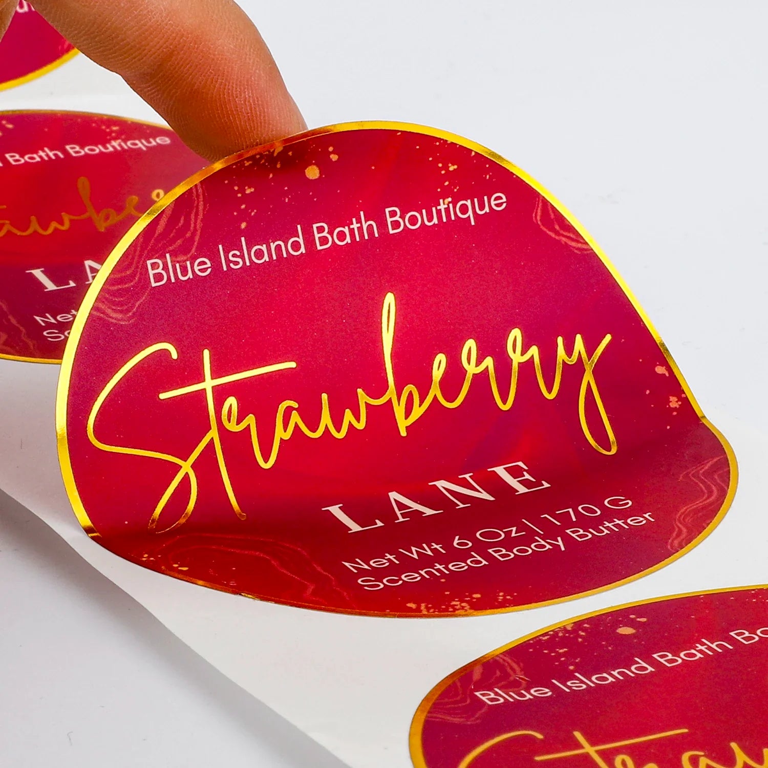 Custom Printing Etiquette Personnalisé Stickers Roll Waterproof Vinyl Adhesive Gold Foil Round Logo Stickers for Packaging Label