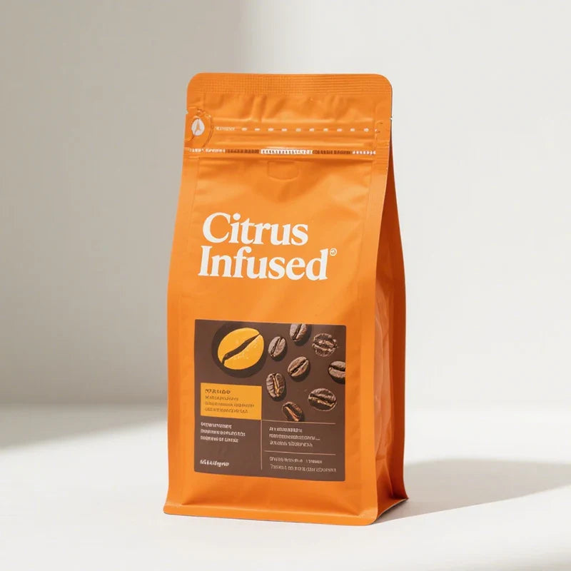 Wholesale Coffee Bean Drip Coffee Bags 100g-1000g 12OZ Foil Flat Bottom Pouches With Valve and Zipper