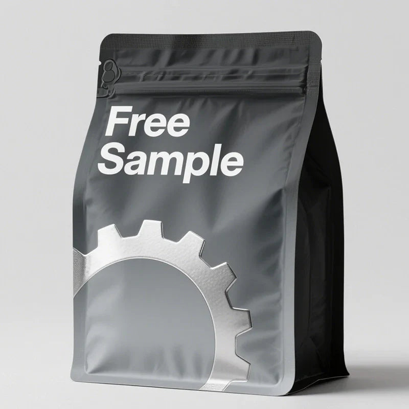 Recyclable Foil 100g 250g Pouch Plastic Protein Powder Coffee Bean Bags With One Way Valve and Zipper