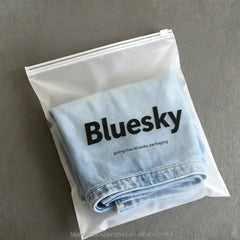 Silk Printing Matte Zipper Bags Worldwide Standards Frosted Zipper Bags Matte Zip Bags for Modern Retail Packaging Bag