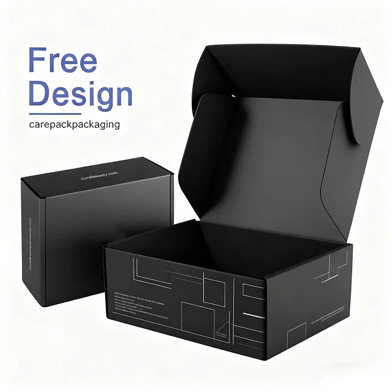 Cardboard Postal Corrugated Mailer Shipping Carton Paper Airplane Cake Cookie Pastry Tuck End Mailing Gift Boxes Packaging