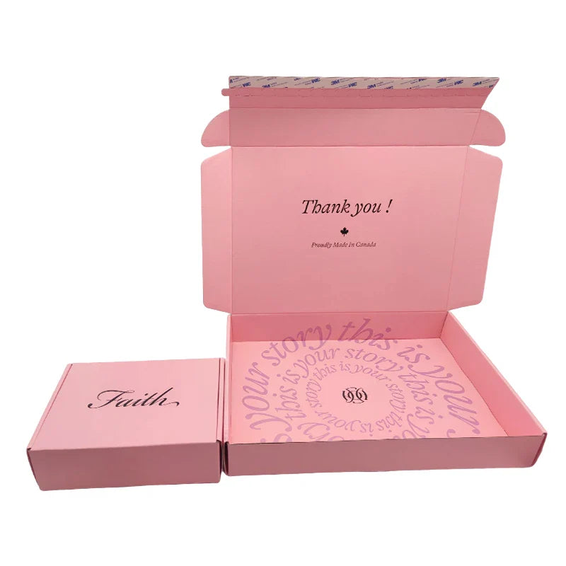 Private Label Printed Unique Corrugated Shipping Mailer Boxes and Card Packaged, Custom logo Cardboard Mailing Box Packaging