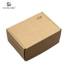 Customizable logo Brown Kraft Gift Caja Carton Packing Corrugated Soap Candle Clothing Pr Postal Paper Cardboard Boxes Packaging
