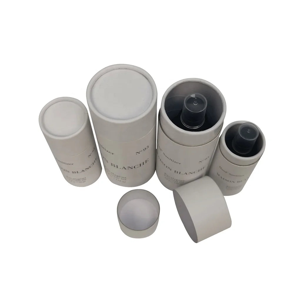Cosmetic Packaging 10ML 15ML 20ML 30ML 50ML 100ML Recycled Cardboard White Box Packaging Tube