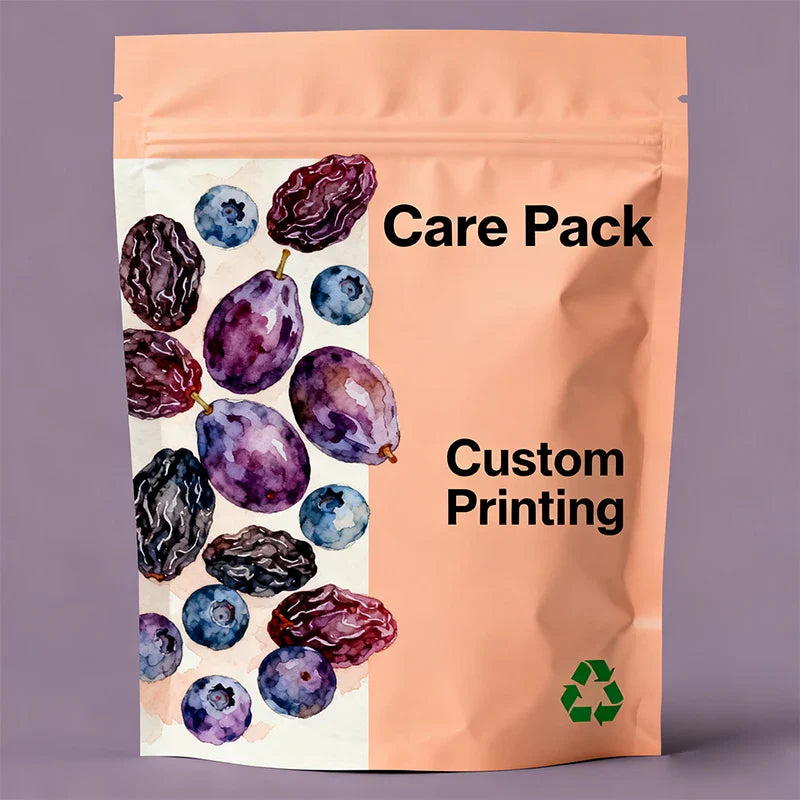 Wholesale Top Zip Dried Fruit Food Package Plastic Aluminum Foil 3.5g 7g Resealable Bags With Zipper