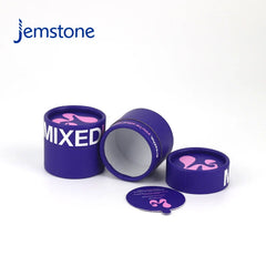 Eco-Friendly Custom Food Luxury Kraft Cardboard Tea Coffee Candle Cylinder Round Dry Herb Paper Tube Packaging With a Lid