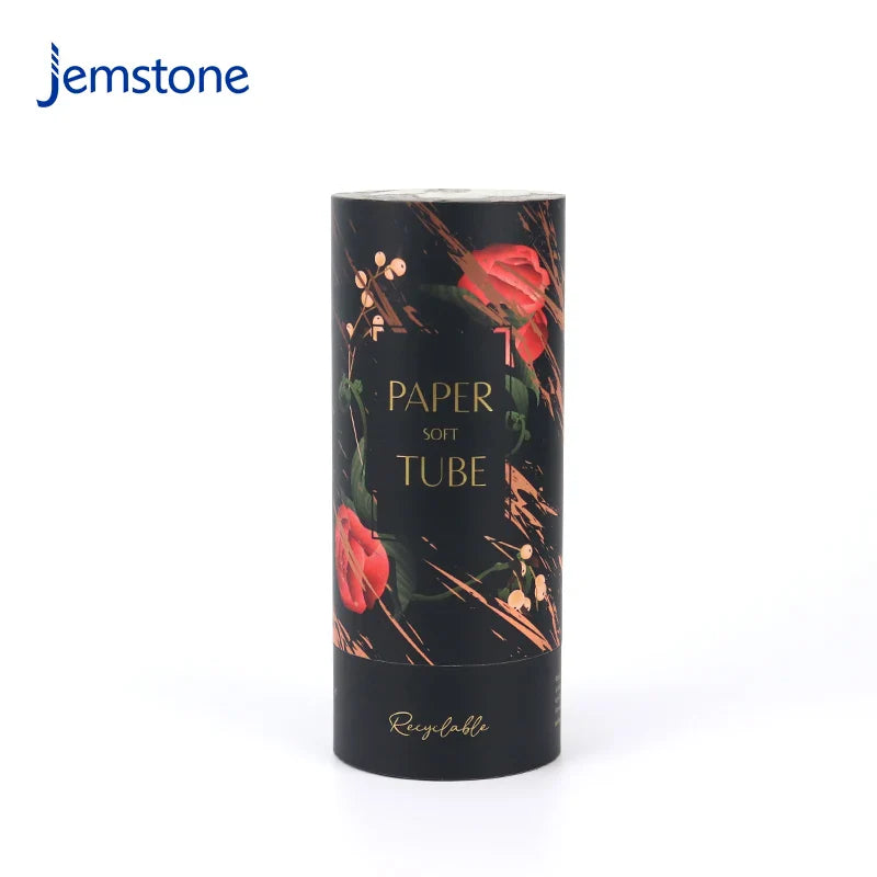 Factory Custom Luxury Round Kraft Cardboard Skincare Essential Oil Boxes Cylinder Packaging Cosmetic Perfume Bottle Paper Tube