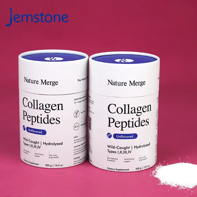 Custom Biodegradable Food Grade Cardboard Cylinder Paper Tube Packaging Tea Coffee Candle Kraft Paper Tube Packaging