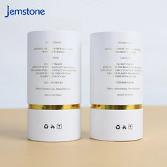 Custom Logo Paper Tube Cylinder Perfume Cosmetic Jar Gift Box Paper Tube Packaging Boxes for Essential Oil