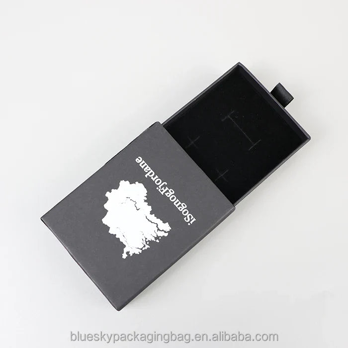 High Quality Paper Cardboard Jewelry Gift Boxes Colorful Paper Sliding Drawer Cardboard Box Drawer Box Sliding Gift