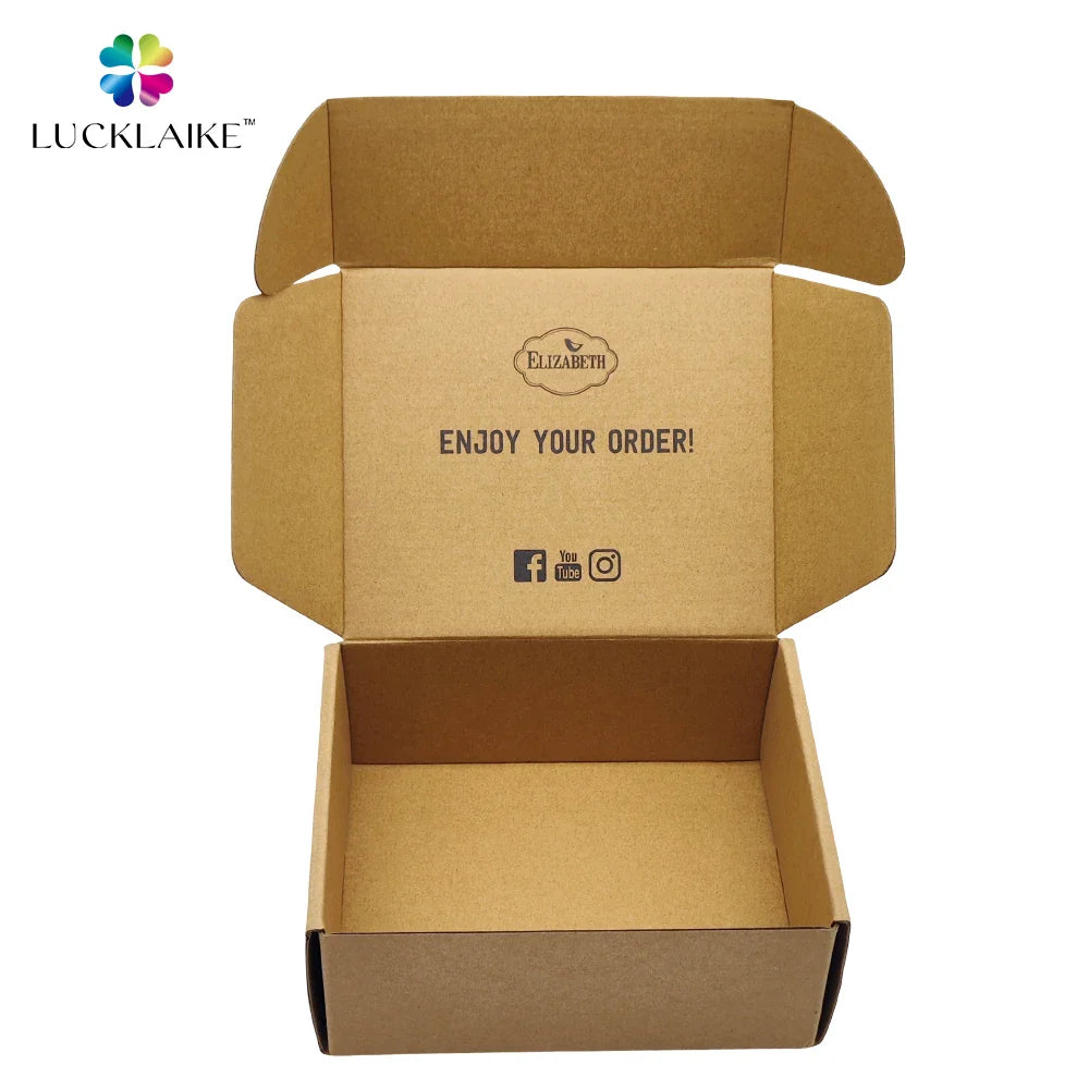 Customized Printed Kitchen Cookware Packaging Shipping Corrugated Brown Kraft Paper Mailing Cardboard Boxes for Shipping