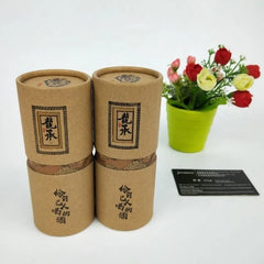 Food Grade  Cardboard Box Cylinder Kraft Paper Tube Packaging for Tea ,Wine,Dried Fruits