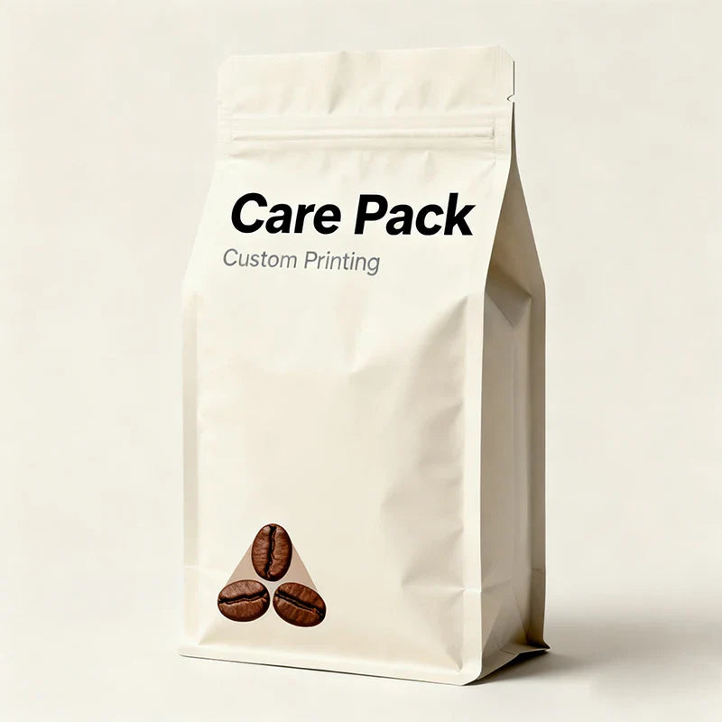Wholesale High Barrier Coffee Beans Plastic Foil Flat-Bottomed Cafe Bean Reusable Storage Bags With Valve