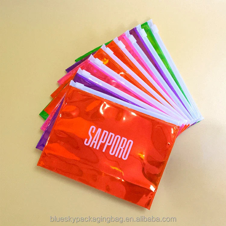 Premium Laser Zipper Bag - Holographic Effect for Luxury Products