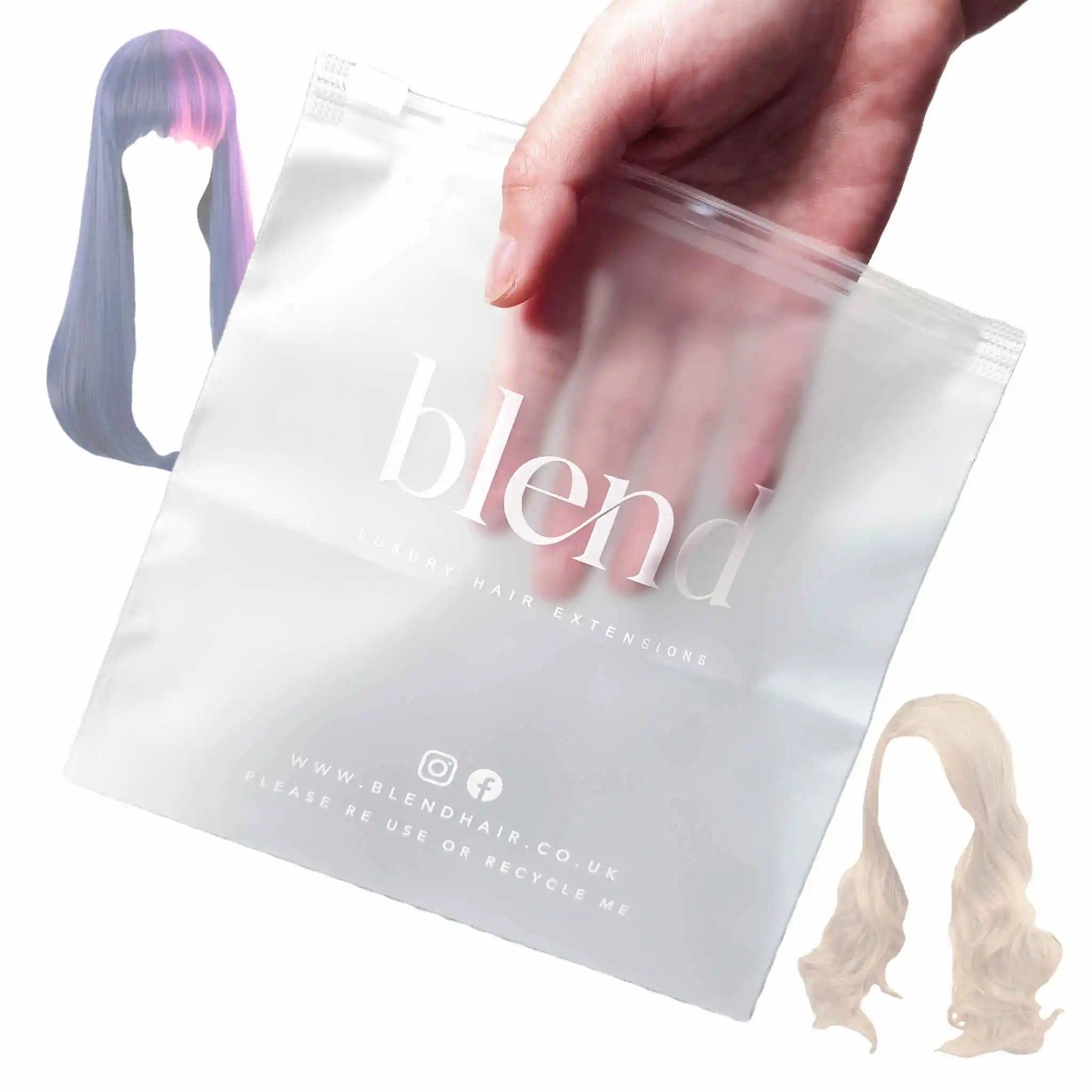 Compact Matte Zipper Bags for Accessories Certified Matte Zipper Bags for European Market Frosted Zipper Bags