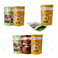Low MOQ Recyclable Mylar Matte Ziplock Pouch with Top Zipper Stand-Up Design for Pet & Canned Food Packaging