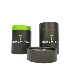 ECO Recycled Black Custom Printed Creative Round Mailing Packaging Paper Cardboard Tubes for Tea