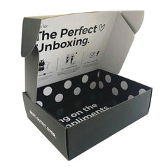 Customized Recycled Corrugated Subscription Sealing Foldable Black Kraft Airplane Flat Mailer Boxes with Custom logo for Cloth