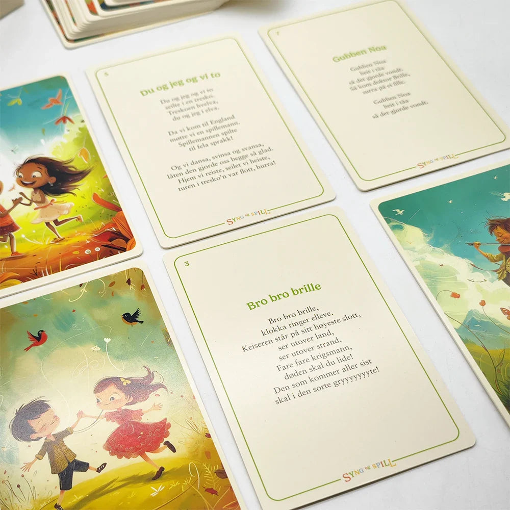 Custom Learning Playing Flashcards Toddler Education Toy Children's First Song Talking Flash Cards for Kids Educational