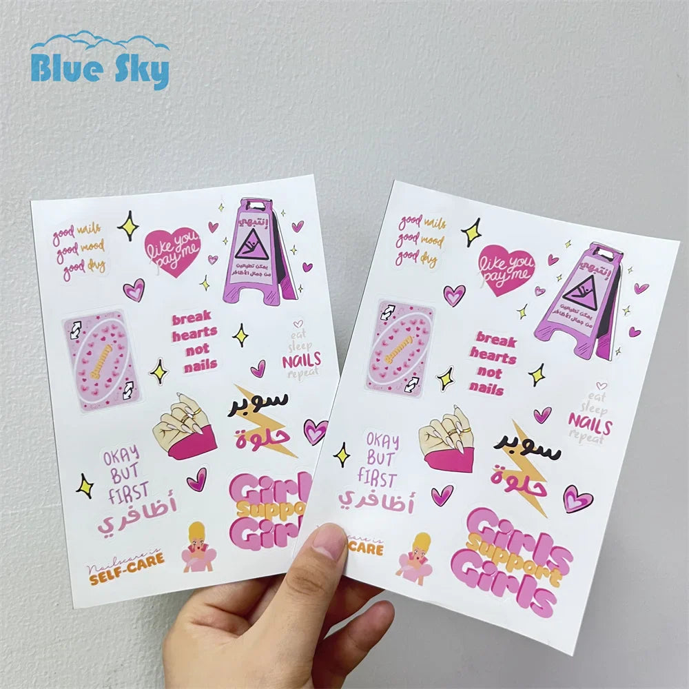 Custom Printing Logo Label Stickers Self Adhesive Waterproof Logo Stickers Label