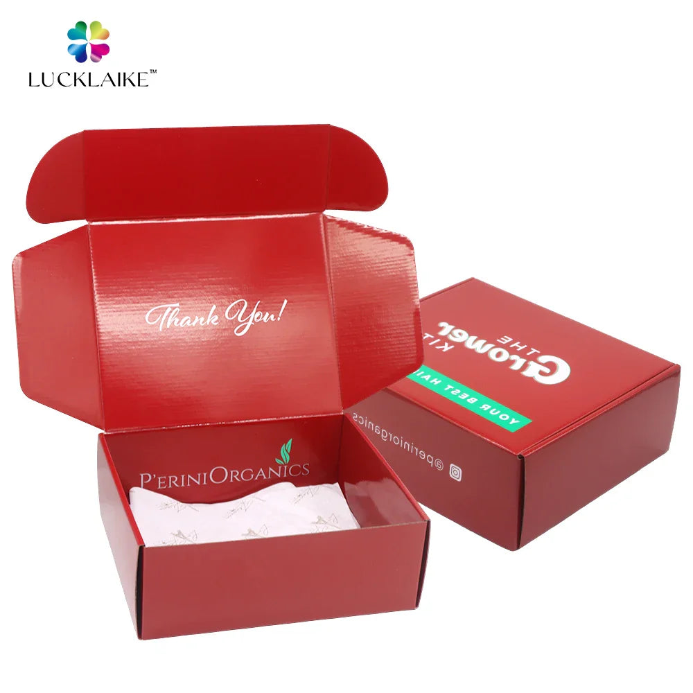 Wholesale Corrugated Packaging Shipping Boxes Custom logo Reusable Self Sealing Mailer Paper Cardboard Box with Tear Strip