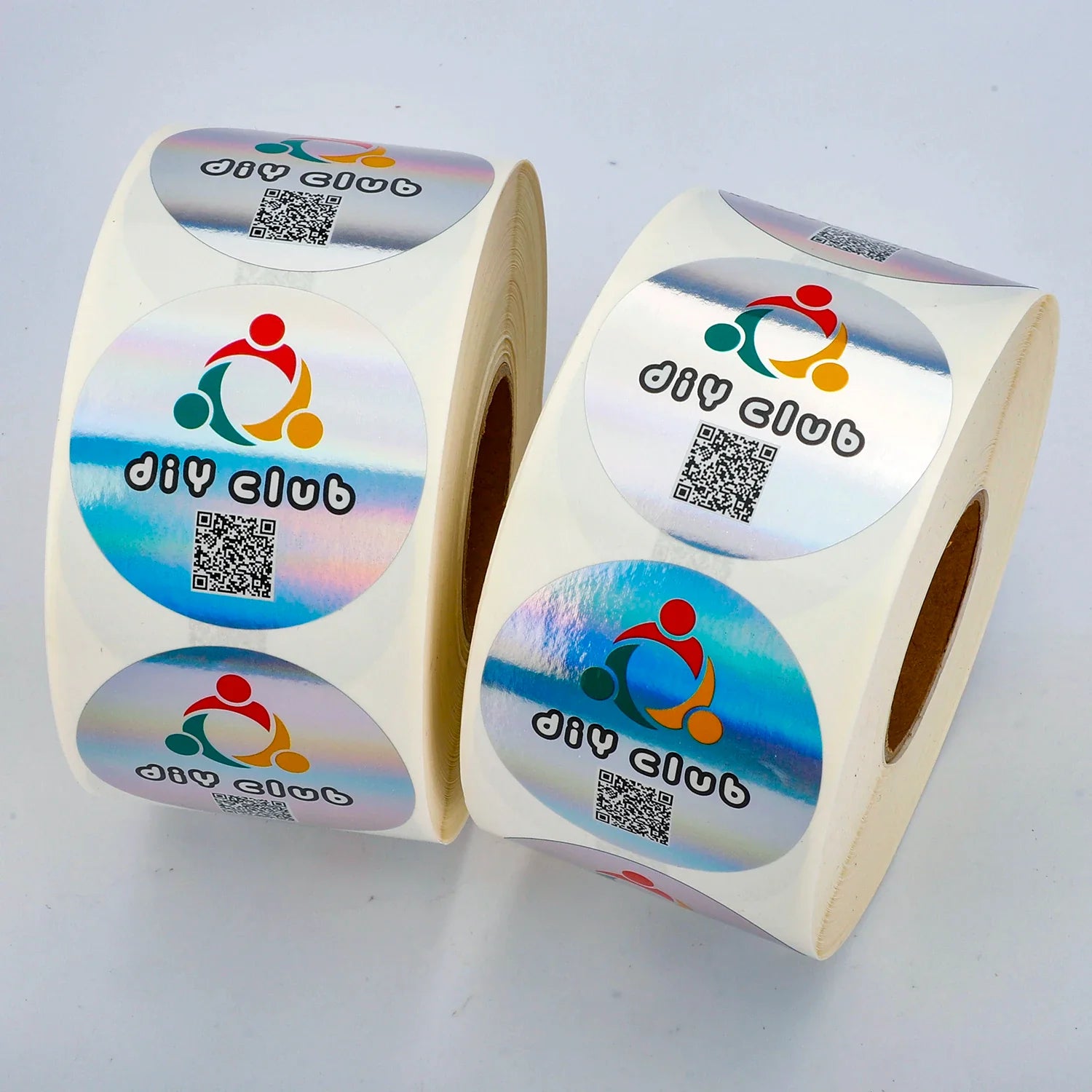 Custom Printing Adhesive Round Holographic Security Warranty Seal Void Stickers Roll Hologram Label for Packaging Security