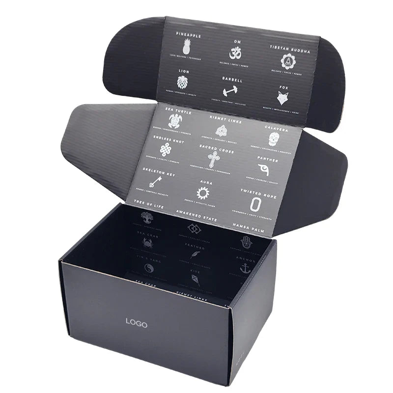 Custom Private Label Corrugated Cardboard Personal Care Packaging Shredded Paper Gift Boxes for Shipping Packiging