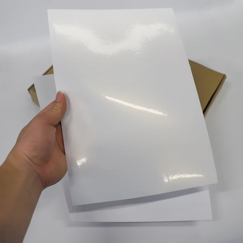 Inkjet Printer Printable A4 8.5"x11" Printed Waterproof Self-adhesive Glossy/Matte Label Vinyl Sticker Paper for Cosmetic