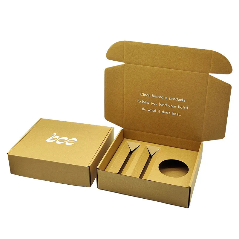 Manufacturer Matte Rose Foil Paper Cajas Carton Mailer Box Custom Shipping Gift Packaging Boxes With Self Adhesive Zipper Tear