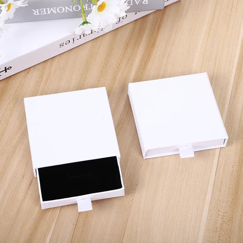 Recyclable Handmade Jewelry Gift Drawer Box Luxury Paper Board Jewelry Assemble Drawer Box
