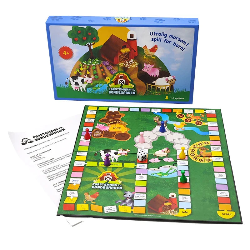 Wholesale Custom Printed Paper Cardboard Child Kid Board Game Table Funny Playing Games Cards for Adults Family