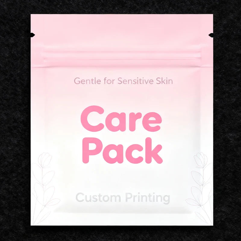 Skin Care Mask Case Pack 3 Side Seal Skincare PE PET 1oz Cosmetic Beauty Sample Pouch